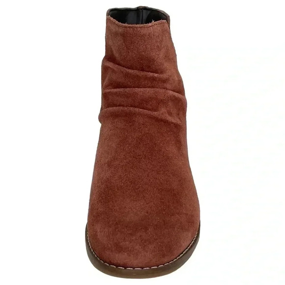 Cole Haan Alayna Mahogany Suede Leather Womens Ankle Boots Size 5.5M - Picture 4 of 11